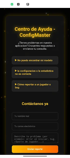 Config FF download screen